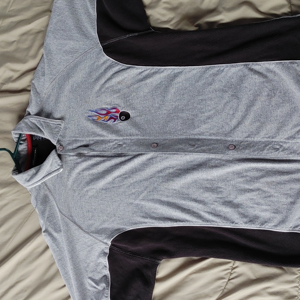 Eightball bowling shirt Large